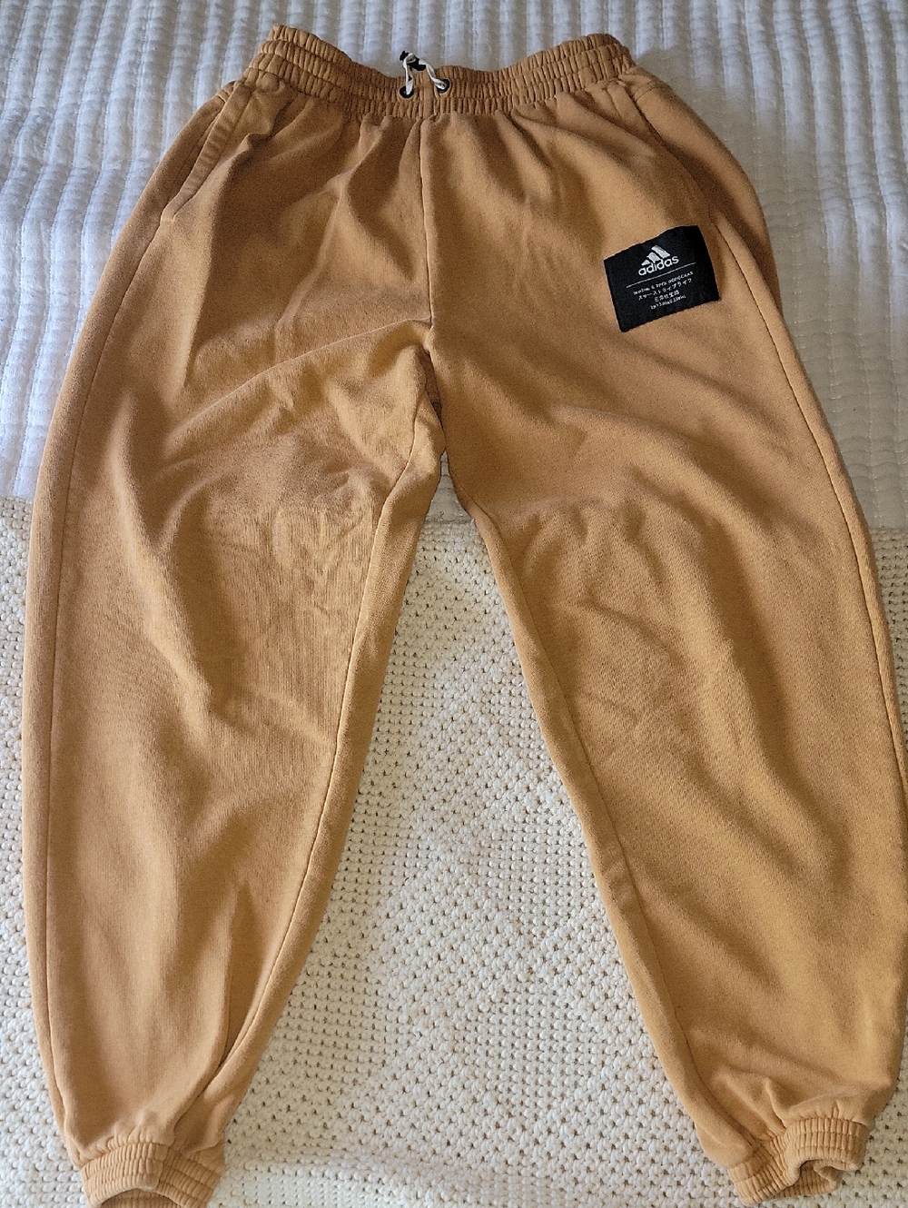 adidas Kids Caramel/Tan Jogger Sweatpants